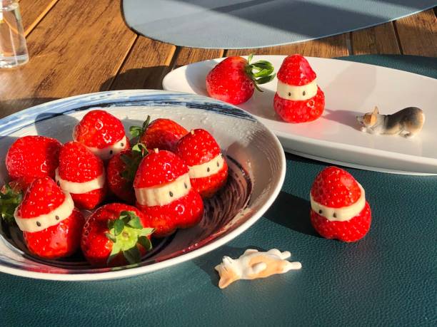 istock Dessert with bananas and strawberries for catering 1460203350