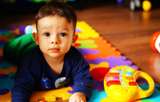 istock Closeup shot of a baby 1460205146