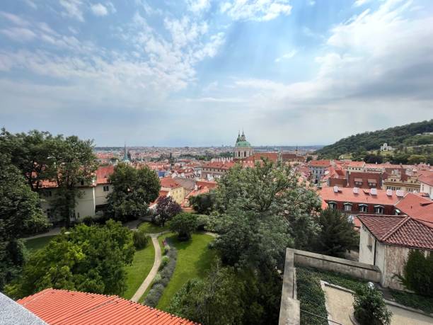 istock Beautiful view of a city architecture 1460205283