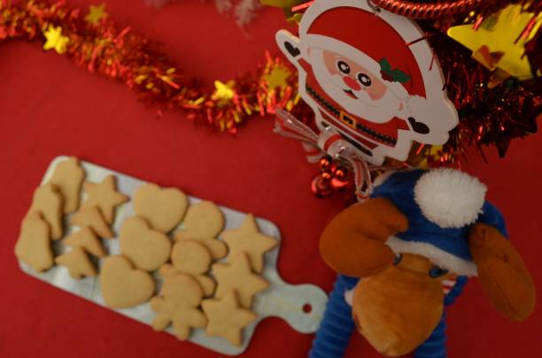 istock beautiful handmade cookies for Christmas celebration 1460205538