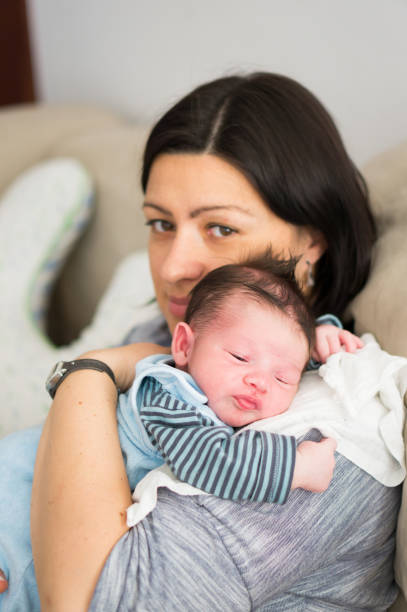 istock Young female with her adorable little boy 1460207293