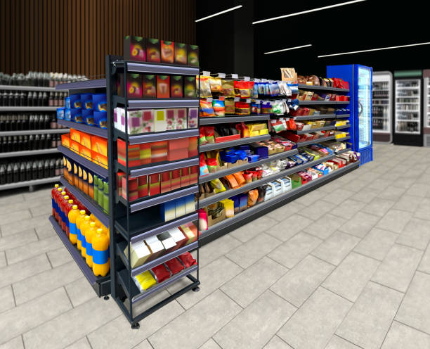 istock Sweets and Chocolate bars at supermarket 1460216818