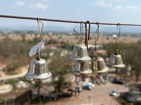 small bell in the temple