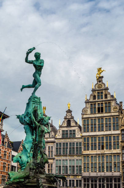 istock Famous fountain in Antwerp, Belgium 1460231031