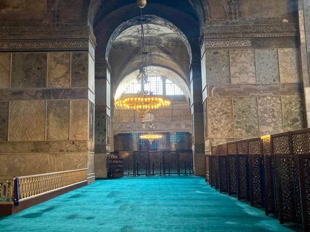istock Turkey - Istanbul - Hagia Sophie Mosque- inside 1460231341