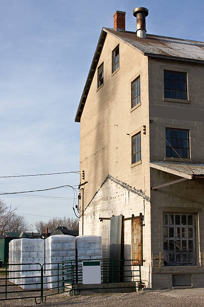 Old Farmer's Co-op Building stock photo