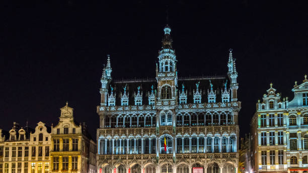 istock Beautiful Grand Place in Brussels, Belgium, night view 1460233148
