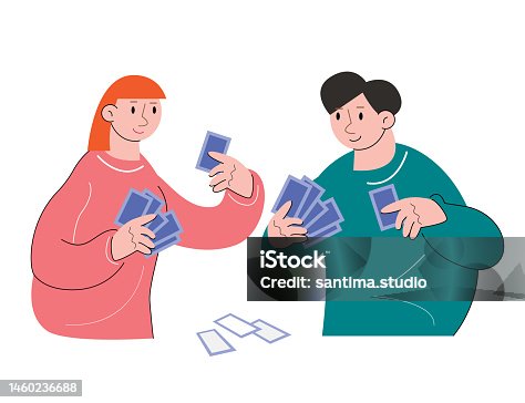 istock hobby character people playing cards vector illustration 1460236688