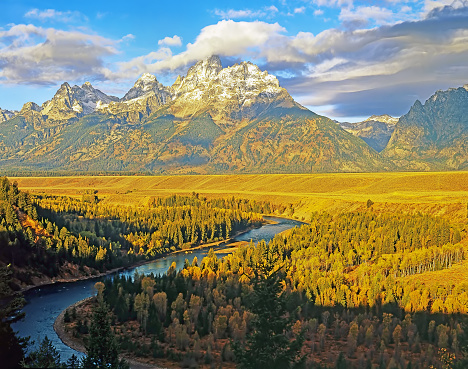 Grand Teton and Snake River, Wyoming