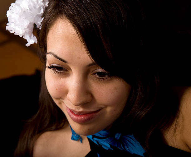 portrait of a beautiful young woman