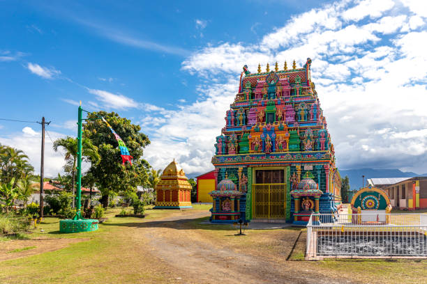 istock Saint-Andre, Reunion Island - Le temple du Colosse (The colossus temple) (Indian temple) 1460242498