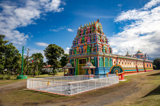 istock Saint-Andre, Reunion Island - Le temple du Colosse (The colossus temple) (Indian temple) 1460242504