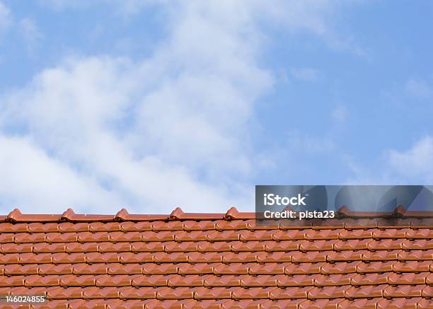 Detail Of Roof Stock Photo - Download Image Now - Architecture, Blue, Construction Industry