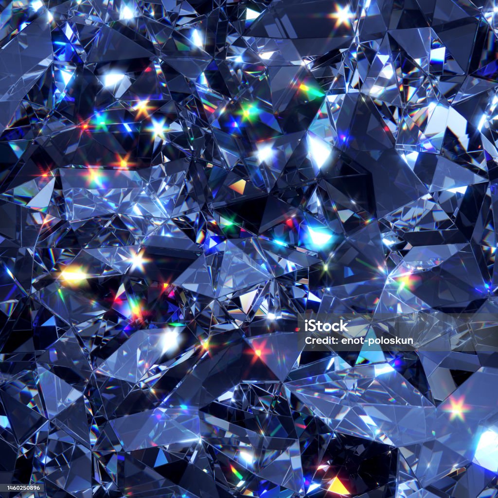 crystal background Abstract crystal background Refraction Stock Photo