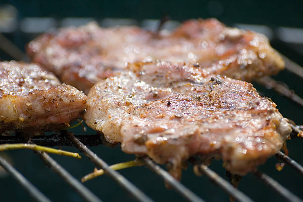 BBQ meat stock photo