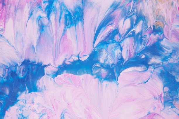 istock Abstract painting in fluid art technique 1460256687