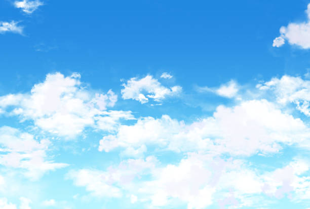ilustrações de stock, clip art, desenhos animados e ícones de beautiful blue sky and clouds - sky beauty in nature cloudscape cloud