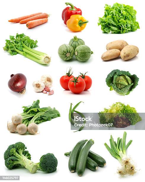 Vegetables Collection Stock Photo - Download Image Now - Tomato, Carrot, Onion