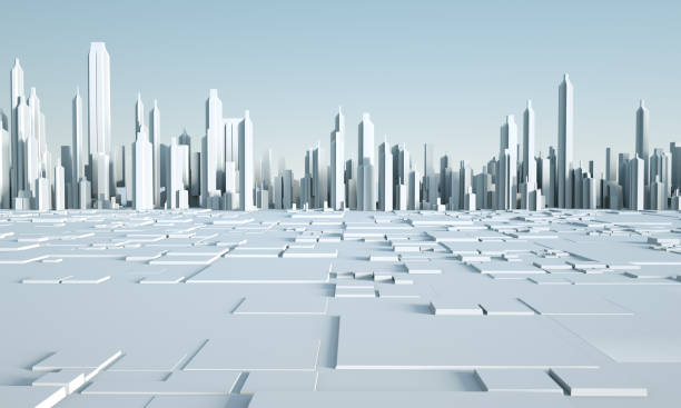 istock Abstract urban buildings 1460258216