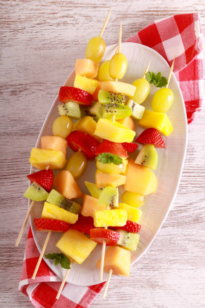 istock Fruit Skewers fun and healthy 1460258398