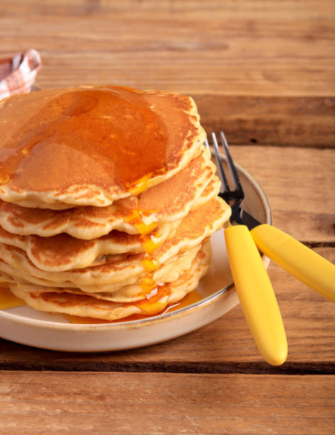 istock Pile of oat pancakes 1460258474