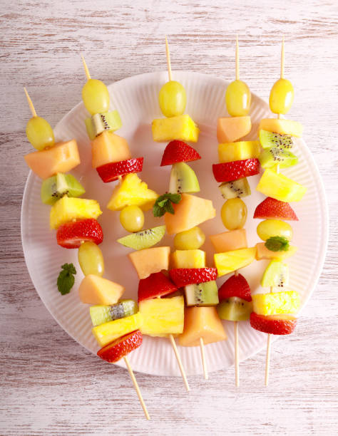 istock Fruit Skewers fun and healthy 1460258682