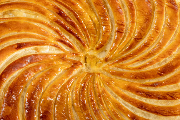 istock galette des rois, close-up, in a plate 1460259819