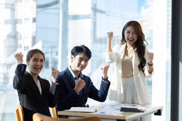 istock Group office colleagues having casual discussion during meeting in conference room. 1460266105