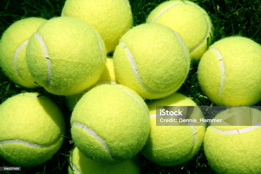 Pelotas de tenis - Foto de stock de Amarillo - Color libre de derechos