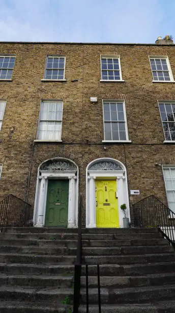 Colourful doors in Dublin