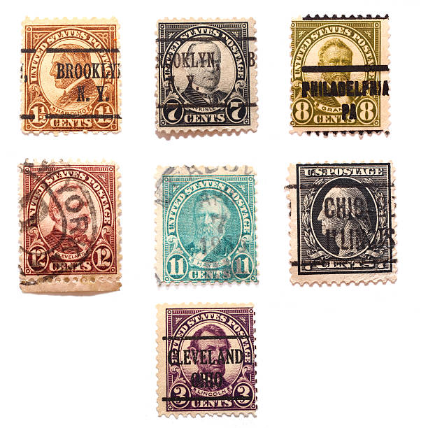 Seven Presidents Stamps