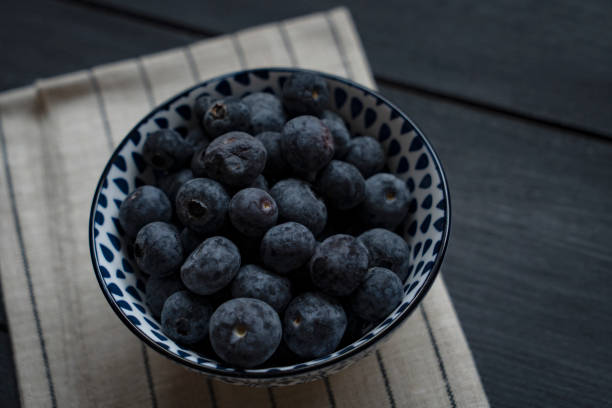 Fresh blueberries Fresh blueberries huckleberry stock pictures, royalty-free photos & images