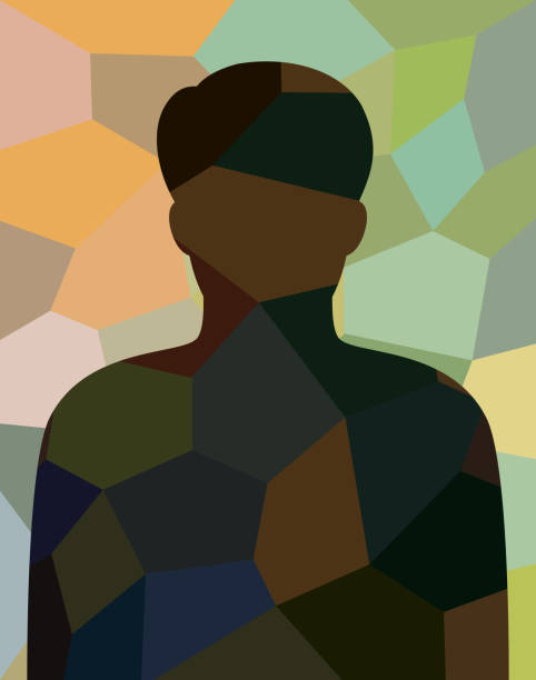 Colorfull Man Vector 40+ Portrait Colorful Background Man Stock Illustrations, Royalty-Free ...