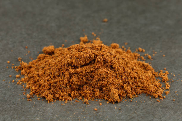 istock Ground nutmeg seasoning a lot close-up 1460290355