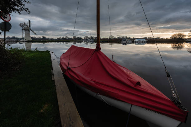 Winter morning at Thurne Mill iv. Thurne, December 2020