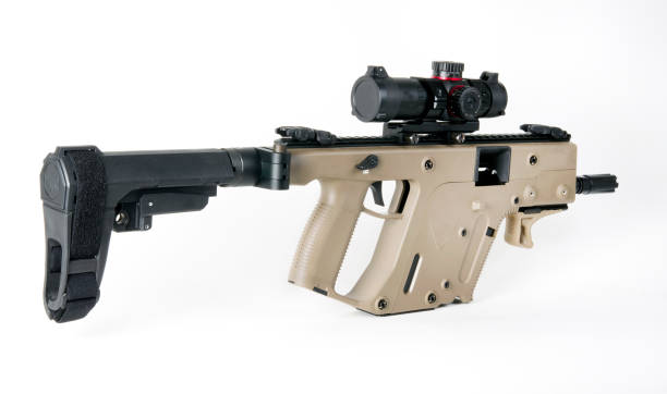 istock Pistol Brace with 9mm gun 1460307144
