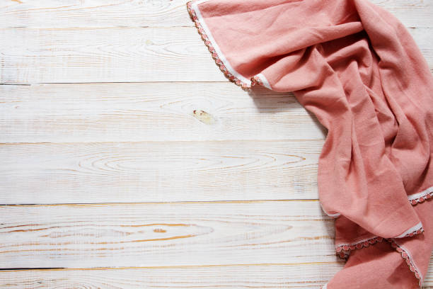 istock tablecloth on wooden background copy cpace mockup, copy space - tablecloth on wooden background table top view 1460309547