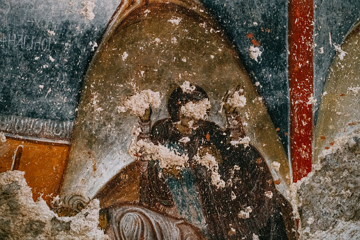 These frescoes are not in a paid museum. It is located in the monastery of the seven near the ancient city of Heraklia.