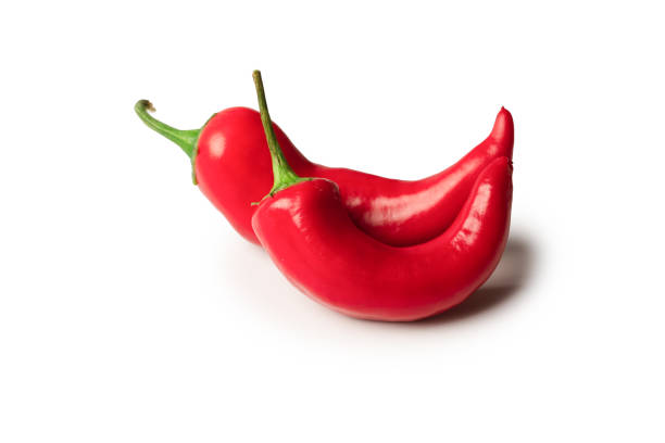 istock Red hot chili pepper isolated on a white background. 1460310235