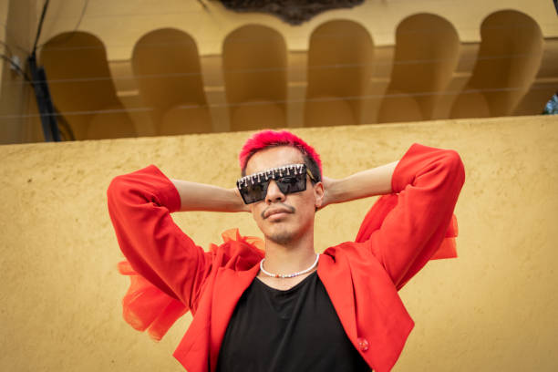 istock Low angle portrait of young man 1460340871