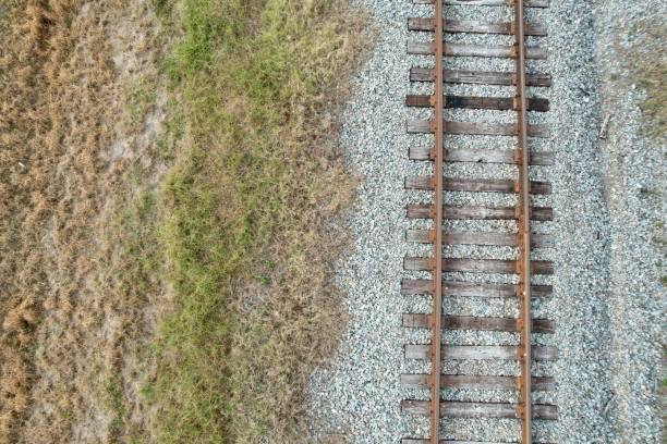 istock A drone view of railroad tracks 1460340992