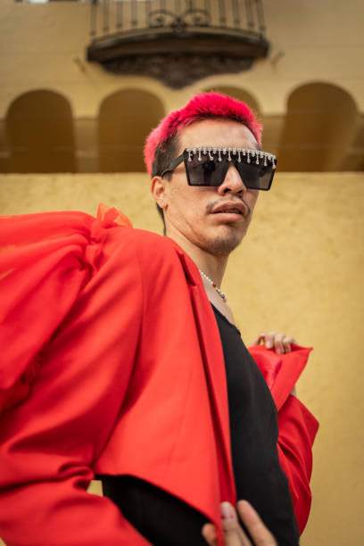 istock Low angle photo of young man 1460341029