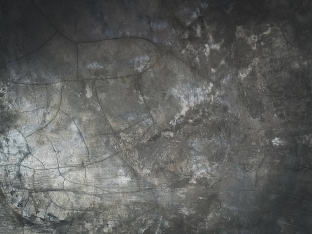 istock Grunge dark marble stone background with gray cracks abstract vintage style 1460342460