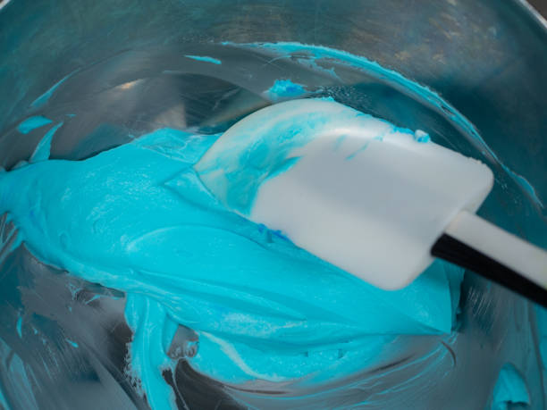 istock light blue icing piping filling for frosted cake decoration in kitchen lab 1460345510