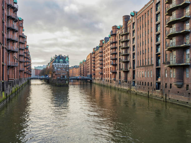 istock The Warehouse District Speicherstadt during a couldy day, Hamburg, Germany 1460350815