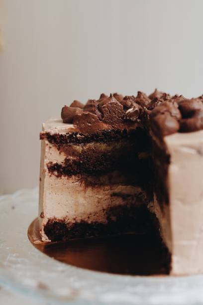 istock Chocolate beautiful tasty cake 1460353633