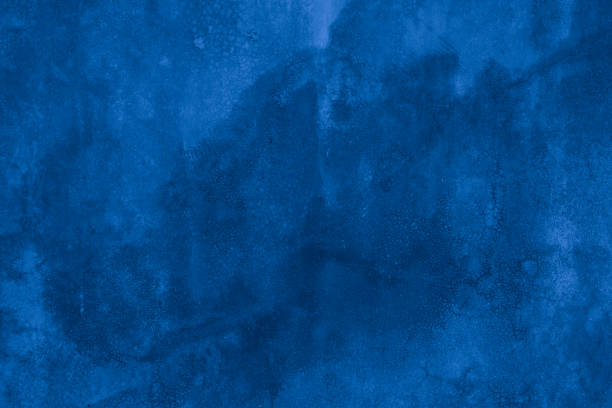 istock Old wall pattern texture cement blue dark abstract  blue color design are light with black gradient background. 1460366727