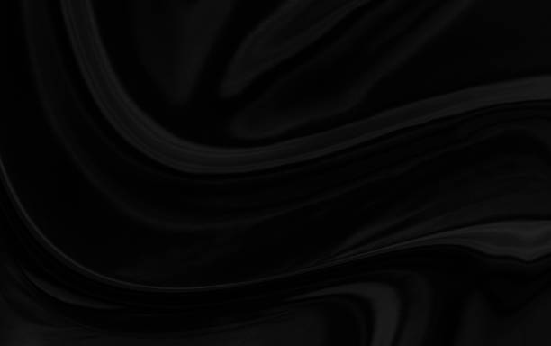 istock Black gray satin dark fabric texture luxurious shiny that is abstract silk cloth background with patterns soft waves blur beautiful. 1460367345