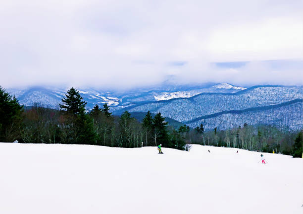 Spectacular view at Snowshoe Mountain Ski Area. West Territory. Blue Ridge Mountains. Asheville. Appalachian trails. Appalachian Mountains.