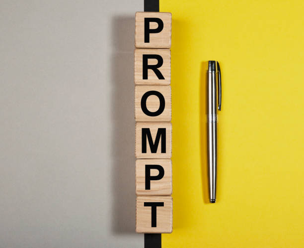istock Prompt word. Communication with AI concept 1460381645